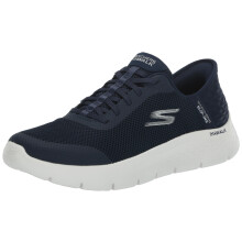Baskets Skechers Go Walk Flex Hands Free Slip-Ins pour femme, bleu marine/blanc, pointure 43