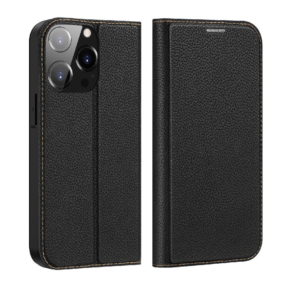 (Black) Case For Iphone 14 Pro Flip Cover Magnetic Card Holder Wallet Black 764549491018