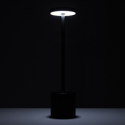 Living And Home Industrial-Style Rechargeable Dimmable Table Lamp Night Light 2