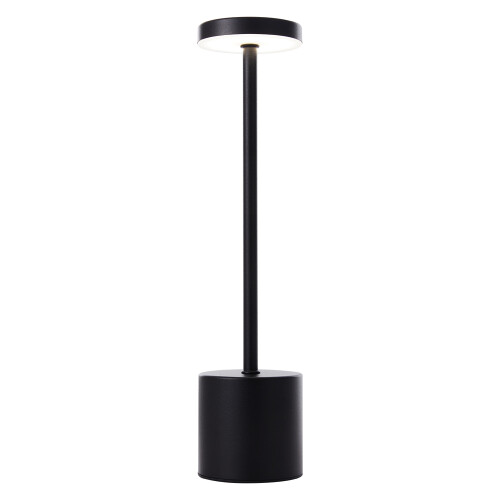 Living And Home Industrial-Style Rechargeable Dimmable Table Lamp Night Light