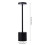 Living And Home Industrial-Style Rechargeable Dimmable Table Lamp Night Light 6