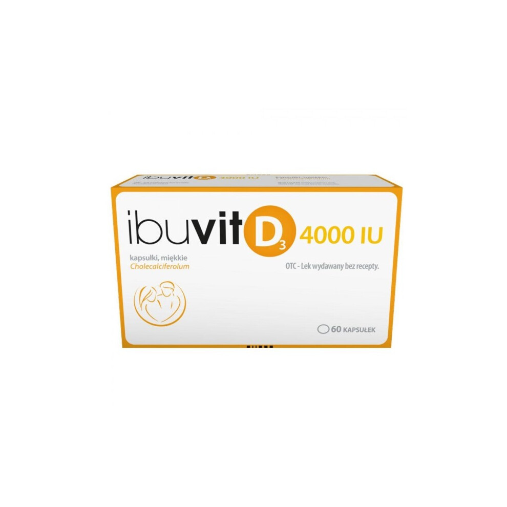 IBUVIT D3 4000 IU 60 Vitamin D supplement capsules