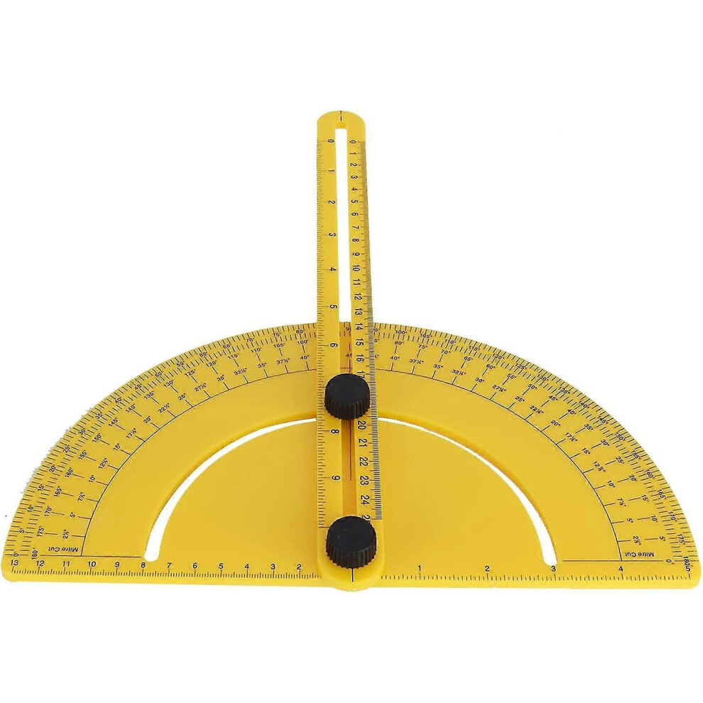 (As show, One size) Angle Ruler, Precise Plastic Ruler For Drafting For Carpentry For Engineering-image-OPC-PG7GQP6-NEW