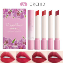 (Full Size, D-A-4colors) 4 Colors Makeup Lipstick Creative Cigarette Lipstick Set Cosmetics Lipstick Set Lip Tint Lip Gloss Waterproof Matte Long