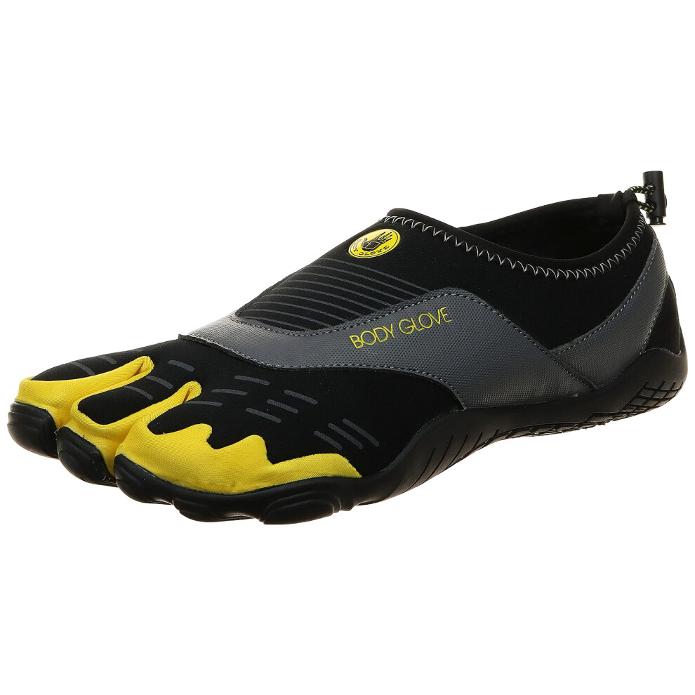 Body Glove mens 3t Cinch-m Water Shoe Black/Yellow 11 US