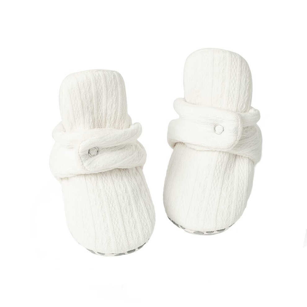 KIDSUN Infant Baby Boy Girl Cozy Fleece Bootie Newborn Stay On Slipper