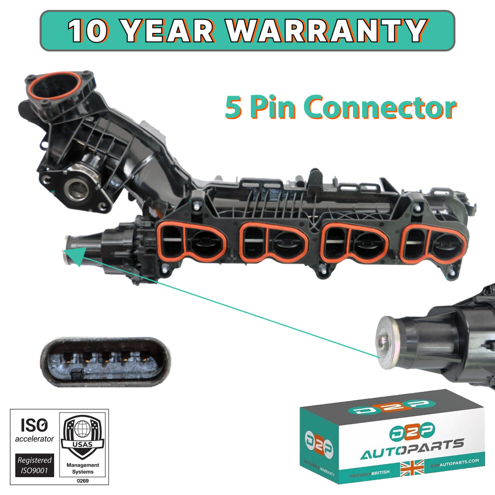 Intake Maniflod With Actuator For Bmw F21 F30 F36 F10 X3 X4 X5 2.0L 11618580274 5060414646824