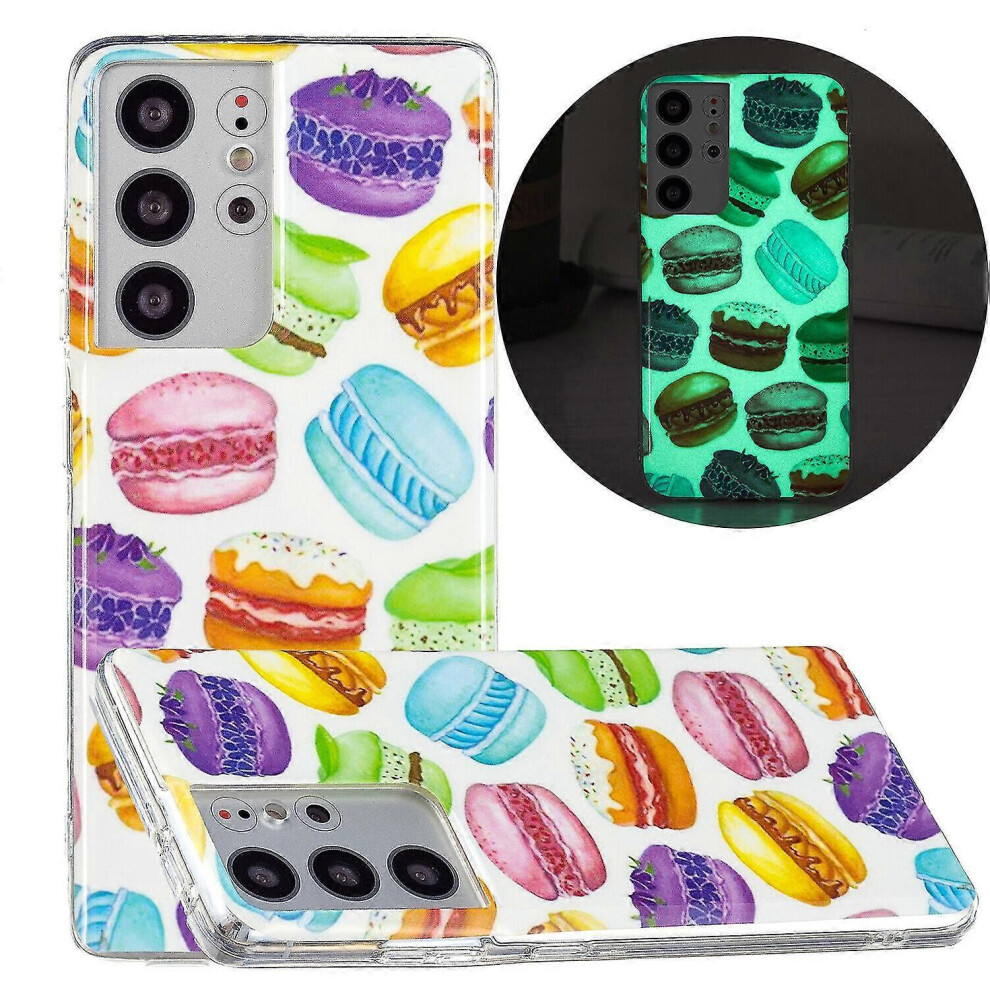 (As Show, One Size) Phone Case For Samsung Galaxy S21 Super Fluorescent Night Light Soft Rubber Bumper Handytasche Coque Etui Case - Hamburg Not,Specified 6953460340589