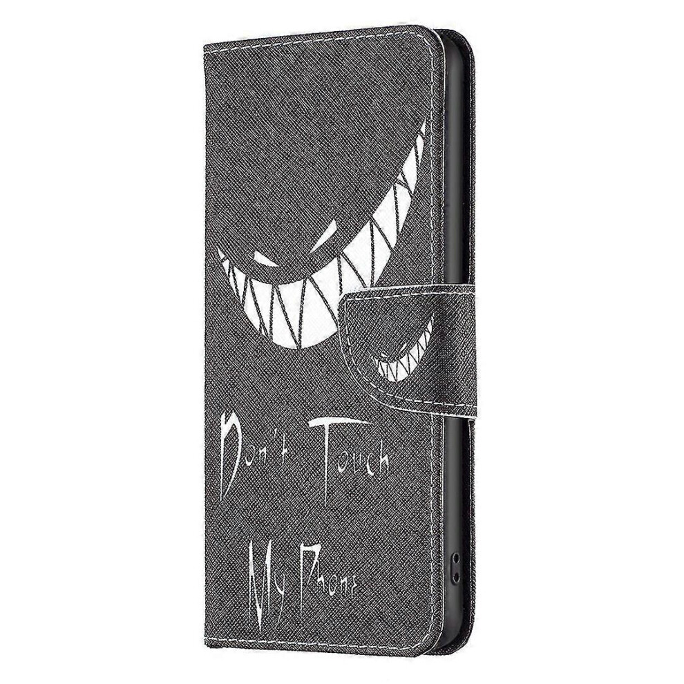 (As Show, One Size) Phone Case For Oneplus Nord N200 5G Pattern Folio With Stand Smile Not,Specified 6953460339156