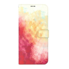 (As show, One size) Phone case cover for Samsung Galaxy A32 4g Watercolor Cover Case Red and Yellow