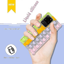 (As show, One size) Phone case cover for Samsung Galaxy S20 Ultra phone case, silicone aesthetic cartoon fun cute and cool Kawaii Fidge