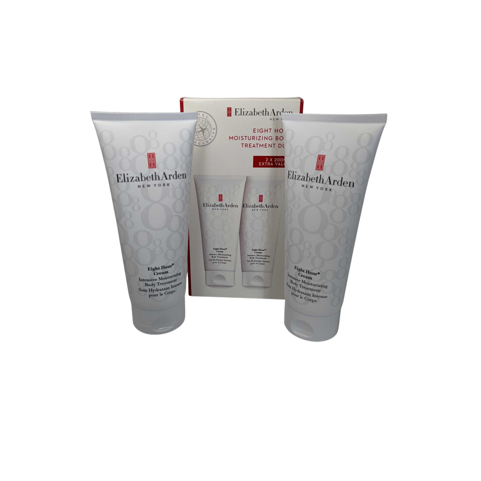 Elizabeth Arden Eight Hour Cream Intensive Moist Body Treatment 200ml Special Duo Offer