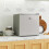 Homcom HOMCOM 46L Counter Top Fridge Mini Fridge with Lock Chiller Box Grey 6