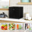 Homcom HOMCOM 46L Counter Top Fridge Mini Fridge with Lock Chiller Box Black 7