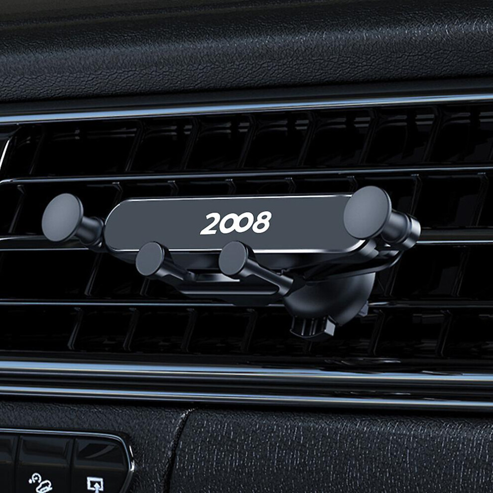 (For 2008) Gravity Car Phone Holder For Peugeot 208 207 308 206 307 407 2008 3008 5008 Rcz 508 301 408 406 607 4008 108 Rifter Accessories
