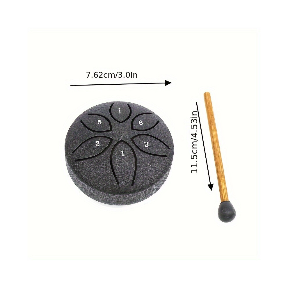 3 Pollici 6 Note Tamburo Pioggia Tamburo In Acciaio Tamburo Pioggia Piovoso Esterno Regali Outdoor Pioggia Tamburo, Tamburo Di Pioggia Per L'esterno