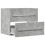 VidaXL vidaXL Sink Cabinet Vanity Unit Storage Cupboard Concrete Grey Engineered Wood 8