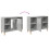 VidaXL vidaXL Bathroom Cabinet Cupboard Vanity Unit Concrete Grey Engineered Wood 9