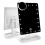 (As show, One size) LINJOU Vanity Mirror with Lights Bluetooth Lighted Makeup Mirror Touch Screen(White) 1