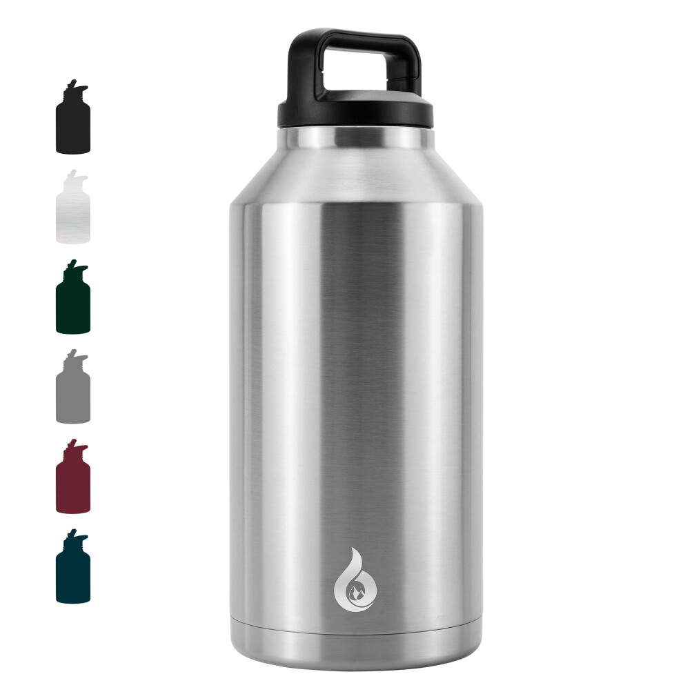 BJPKPK Half Gallon Water Bottle Insulated  Dishwasher Safe 64 oz Water Bottle with Handle  Leakproof BPA Free Water Jug  Large Metal Water Bottle for-image-OPC-PFWBR8R-NEW
