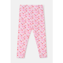 (3-4 Yrs, Baby Pink Floral) Mollie Leggings Soft Cotton Stretch