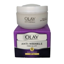 Olay Anti-Wrinkle Firm & Lift SPF 15 Anti-Ageing Day Cream Moisturiser - 50ml