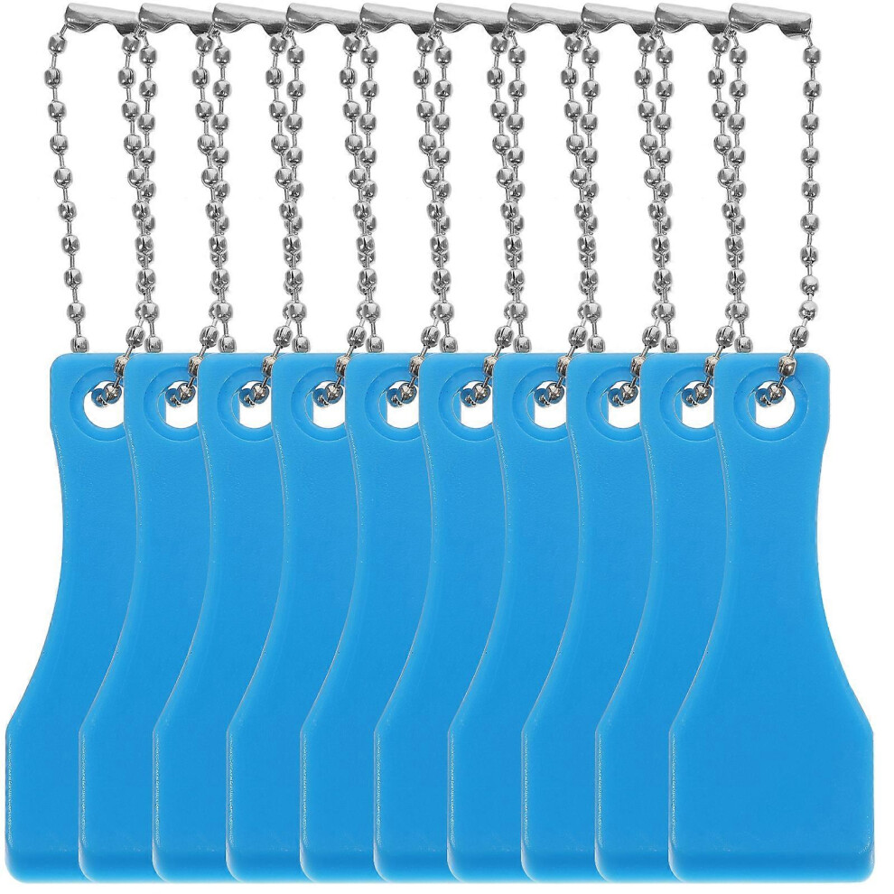 (As Show, One Size) 10Pcs Lottery Ticket Scratcher Tool Portable Sticker Label Remover Tool Plastic Scraper Tool 6953460334397