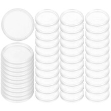 (As show, One size) 44pcs Plastic Book Binding Discs Leaf Binder Binder Rings for DIY Notepads Planners