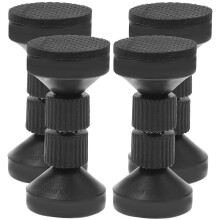 (As show, One size) 4pcs Bed Stopper 7.7-9cm Adjustable Bed Headboard Bracket Bed Support Supply