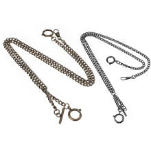 (As show, One size) 2 Pcs Practical Pocket Watch Chains Decorative Pocket Watch Chains Alloy Chains