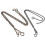 (As show, One size) 2 Pcs Practical Pocket Watch Chains Decorative Pocket Watch Chains Alloy Chains 1