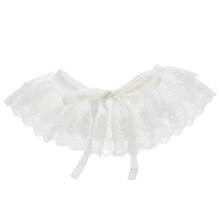(As show, One size) 1 Pc False Collar Embroidery Fake Collar Cotton White Clothes Collar Lady Collar