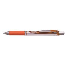Pentel BL77 EnerGel 0,7 mm Fl?ssiggel-Rollerstift mit Druckknopf ? orange Tinte (BL77-F)
