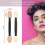 50 Disposable Eye Shadow Applicators with Soft Touch, Double-Ended Applicator Brushes for Eye Makeup (black) 2