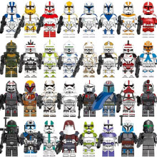 (32PCS) 32PCS Star Wars lmperial Stormtroope Legion Clone Trooper Assembled Minifigures Children's Toys Fit Lego