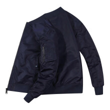 (M)Men's jacket, baseball uniform, workwear jacket, pilot jacket, zipper, spring and autumn jacket, couple's outfit, navy blue