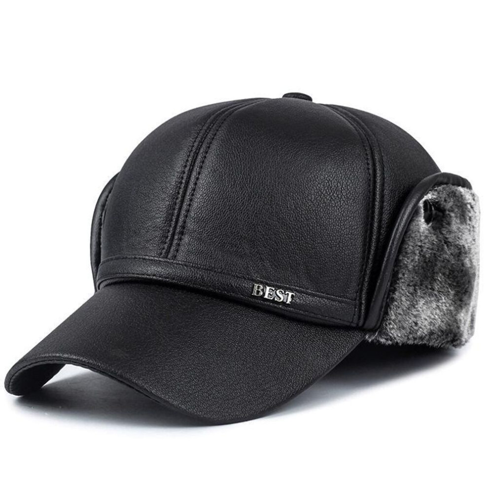 (gray, 58 cm) [northwood]mens Brand Winter Baseball Caps With Earflaps Warm Caps For Men Dad Hat Trucker Cap