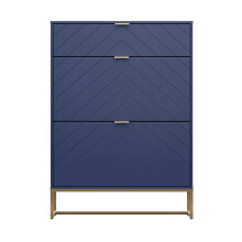 (Navy Blue) UEV Shoe Storage Cabinet V-Line Shoe Rack