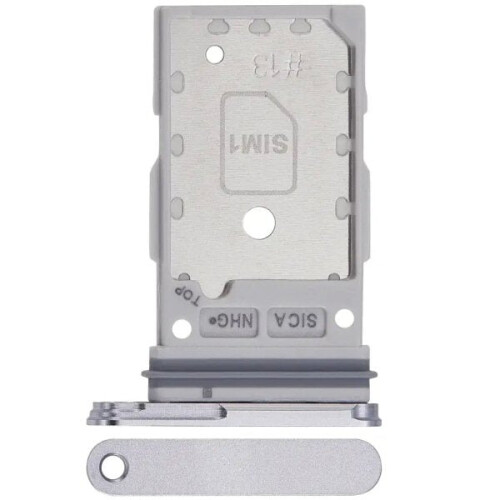 Vassoio per doppia SIM compatibile con Galaxy S25 / S25 Plus in Silver Shadow