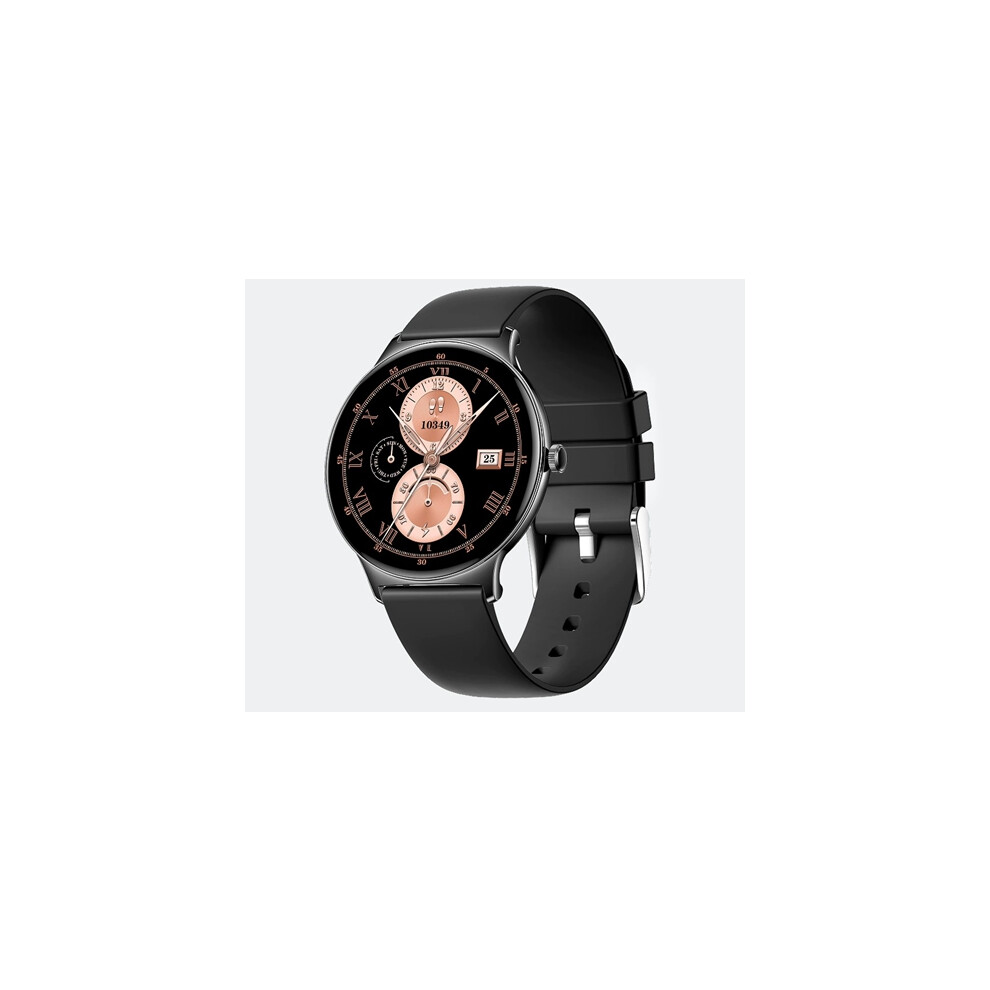 (Black) Women Smart Watch Amoled Large Screen Bluetooth Health Monitoring Fashion Ladies Smartwatch Black 7796978962244