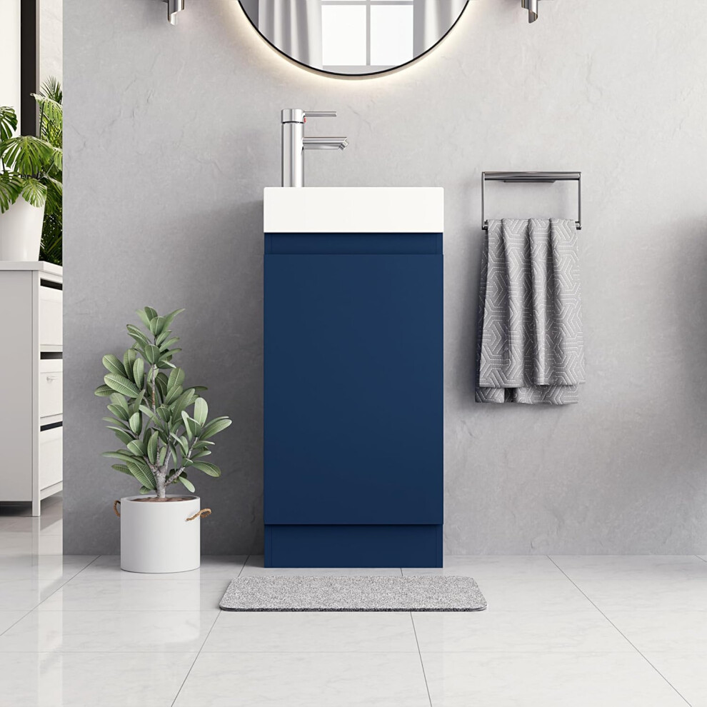 (Denvor Blue 400mm) BELOFAY Vanity Unit With Basin
