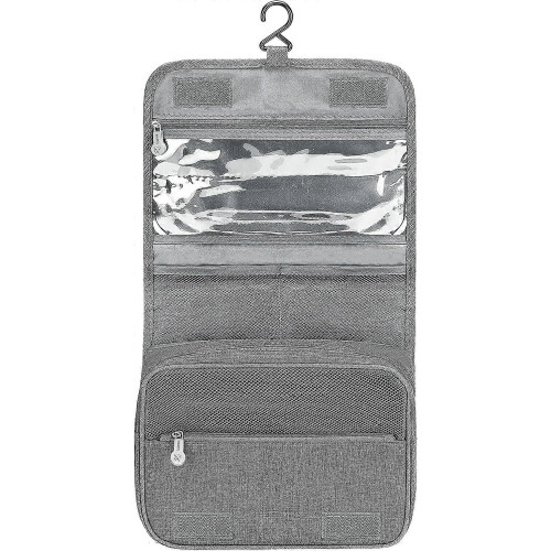 Portable Waterproof Travel Toiletry Bag (Gray)