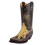 (42)Python Western Boot Colorblock Embroidery Men Boots Fashion Modern Shoes 1