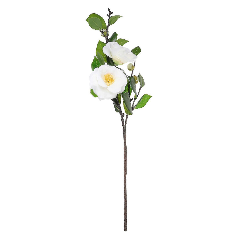 Kricely Red (58.00X16.00x7.00cm, ) Artificial Flower Diy Layout Camellia Pick For Table Centerpiece Bouquet Vase