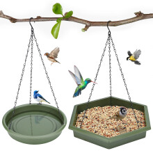 Hngende Vogeltrnke, Vogeltrnke  Vogelfutterspender 2 in 1 XL, hngende Vogeltrnke und Vogeltrnke fr drauen. Hngende Vogeltrnken fr drauen
