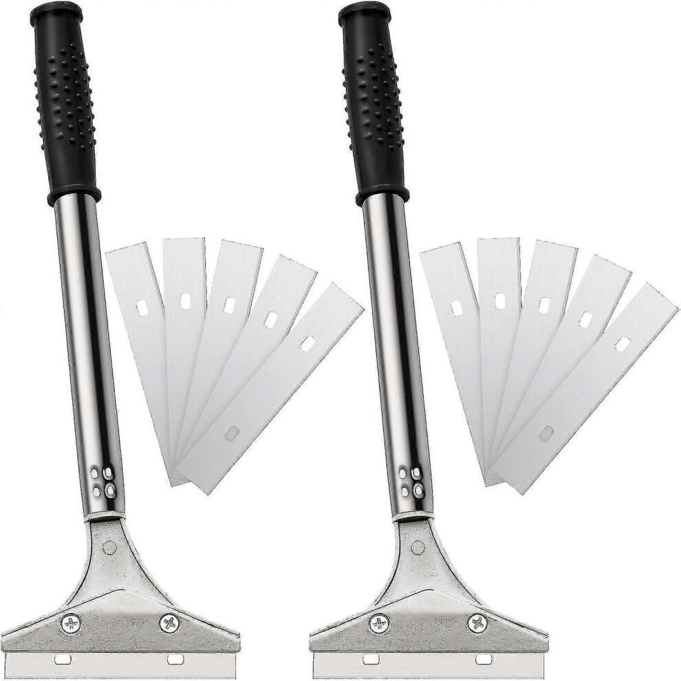 Tile Scraper Floor Scraper Wall Scraper, Knife With 10 Replacement Blades For Wallpaper Removal 5778930979202