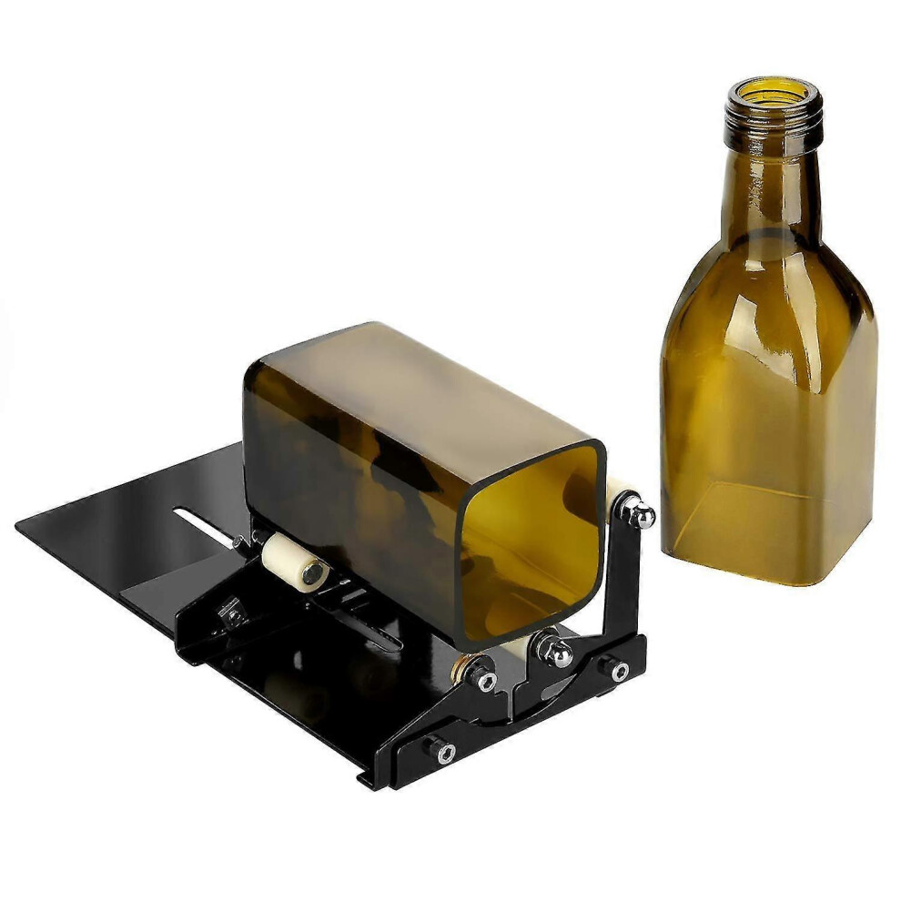 Glass Bottle Cutter, Square & Round Bottle Cutting Machine, Wine Bottles Cutter Tool with Accessories Tool Kit