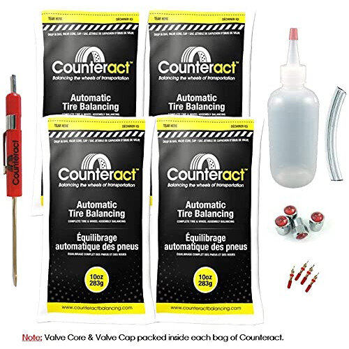 Counteract DIYK-10 Κιτ Ισορροπίας Ελαστικών - Off-Road, Μέτρια/Βαρέα Τελώνια, (4) 10oz Σακούλες