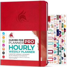 Clever Fox Planner PRO Schedule - Αδιά dated εβδομαδιαίο & μηνιαίο σχέδιο με χρονικά διαστήματα