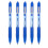 Zebra Z-Grip Smooth Retractable Ballpoint Pen - 1.0mm - Blue 12 Pack 4